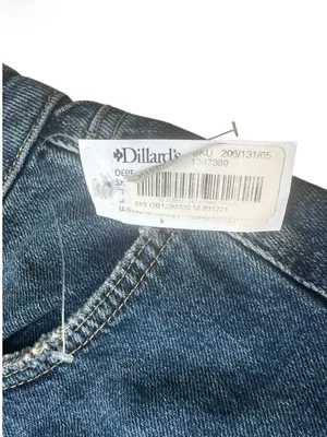 Free People "Harvey" Distressed Denim Mini Skirt thumbnail 3