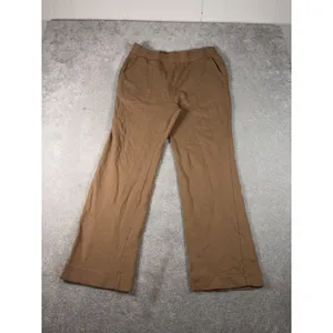 womens nuuds wide‎ leg sweatpants brown xl thumbnail 2