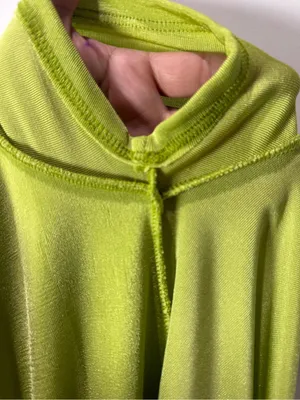 Lulu's Lime Green Twist-Knot Cowl Crop Top thumbnail 4