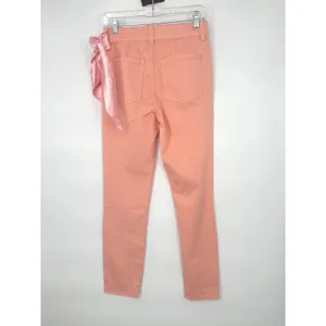 Juicy Couture Pants Women 27 Wild Peach Cali Garment Dye Scarf Belt Skinny Y2K thumbnail 3