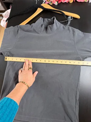 UNIQLO Grey Micro Fleece Mock Neck Athletic Long Sleep Top Size Small thumbnail 7