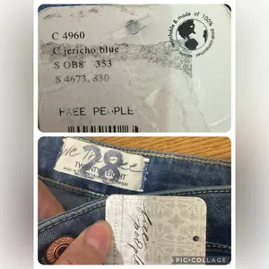 We The Free People Size 28 Just Float On Flare Jeans Bell Bottom Jericho blue thumbnail 2