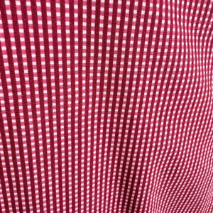 Gap‎ Vintage Red Checkered Lightweight High Rise Cropped Cotton Pants Size 8 thumbnail 5