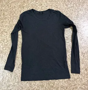 COS Black Long-Sleeve Crewneck Tee thumbnail 1