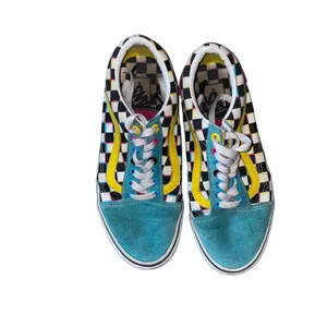 Vans Off the Wall Old Skool Crazy Check Neon Sneakers Mens 6.5 Womens 8 thumbnail 11