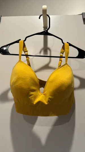 Athleta Yellow Low Impact Adjustable Sports Bra thumbnail 4