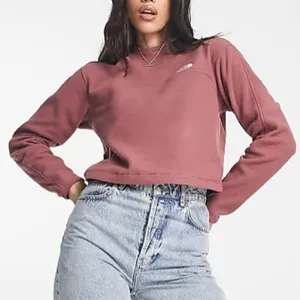 THE NORTH FACE TKA Mock Neck Fleece Cropped Sweatshirt in Mauve Pink Size M thumbnail 2