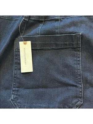 Anthropologie Maeve The Colette Embellished‎ Sequin Wide-Leg Jeans 16W NWT thumbnail 8