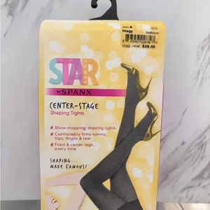 Star Power by SPANX Center Stage Shaping Tights Heathered Size A New thumbnail 2