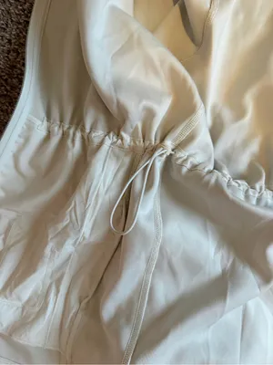 NWT Lululemon Softstreme Cinch-Waist Full-Zip Jacket size medium color bone thumbnail 12