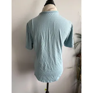 Lululemon Womens Heathered Light Blue Short Sleeve Athletic T-Shirt Slim‎ Fit thumbnail 3