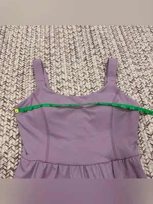 NWOT Halara Purple SoftlyZero Airy Cool Touch Midi Casual Dress thumbnail 12