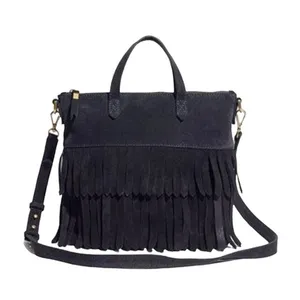 Madewell Transport Suede Fringe Crossbody Bag thumbnail 1