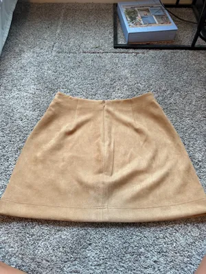 Pink Lily Suede Skirt thumbnail 2