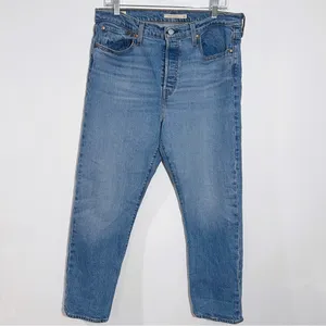 Levi's Wedgie Straight Premium Jeans Button‎ Fly Size 32 Minimalist Streetwear thumbnail 2