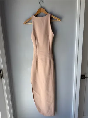 MISHA Collection Ida Dress Asymmetric High-Low Gathered Waist thumbnail 3