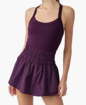 Free People Purple Skortsie thumbnail 2