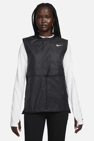 Nike Womens Tour Repel Golf Vest Black Full Zip Sleeveless DX6085-010 Large NWT thumbnail 1
