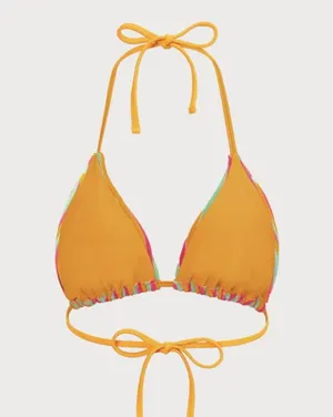 Berlook Plush Texture Stripe Halter Bikini Top ONLY 57 thumbnail 9