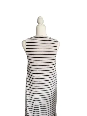 MARFINNO White Black Maxi Dress Size Medium thumbnail 5