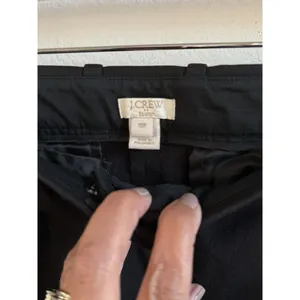 J.Crew Women’s‎ Black Stretch Mid-Rise Straight Leg Trouser Pants Size 10R thumbnail 4