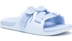 Chaco slides periwinkle blue water shoes sandals thumbnail 1