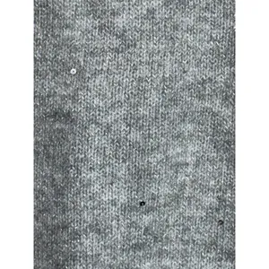 Abercrombie & Fitch Gray Wool Knit Cropped Short Sleeve Mock Neck Sweater Sz XS thumbnail 7