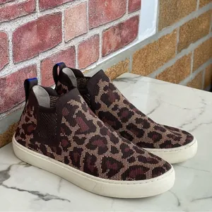 Rothy's leopard print high top sneakers size 7.5 thumbnail 3
