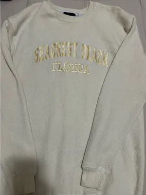 Yellow Seacrest Beach Sweatshirt Size XL thumbnail 1