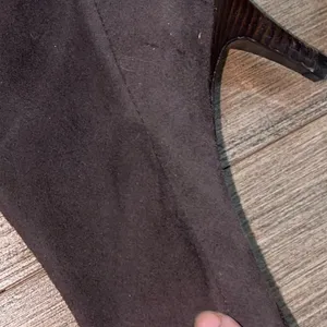 Brown Faux suede leather sock boots size 8 1/2 thumbnail 15