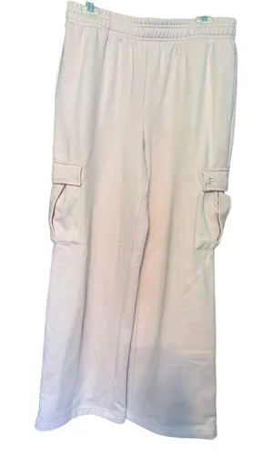 Fabletics Pink Fleece Cargo Pant. Pink. Size Large thumbnail 1