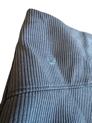Lululemon Ribbed Zip Flared Pants Brushed Softstreme Athletic Size 8 Women's thumbnail 10