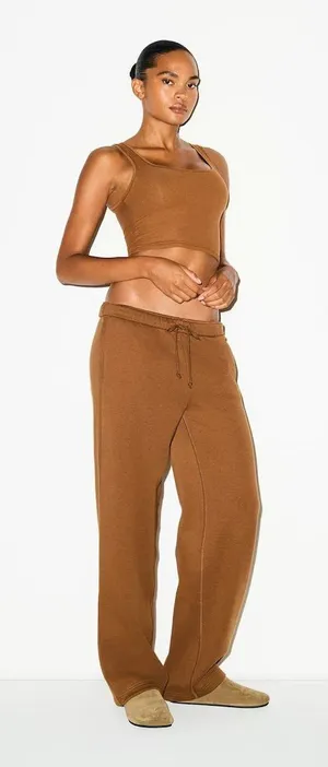 NWT Skims CLASSIC STRAIGHT LEG PANT Bison large thumbnail 1