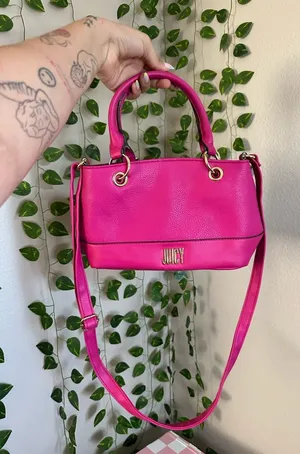 juicy couture purse pink style women’s crossbody thumbnail 1