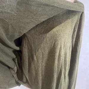 Old Navy army green super soft nursing maternity sweater size XL thumbnail 2
