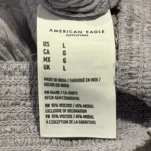 American Eagle Top Gauze Embroidered Cottage Boho Prairie Peasant Fairy Large thumbnail 4