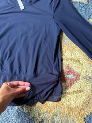Lululemon Sole Training Long Sleeve Midnight Navy Size 2 Athletic Training thumbnail 7
