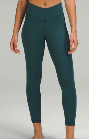 Lululemon Align V-Waist Pant 25", Green Jasper thumbnail 1