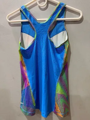 Nike Pro Dri-Fit Neon Mesh Active Wear Tank Top Small thumbnail 4