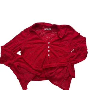 Steve Madden Y2K Velvet Floral Burnout‎ Lace Crop Bell Sleeve Button Cardigan L thumbnail 3