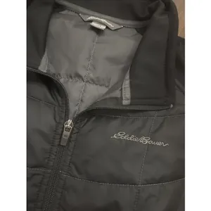Eddie Bauer Womens Fleece Hybrid Vest Large Lightweight Hiking Outdoor Puffy thumbnail 2