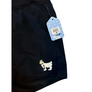 GOAT USA Shorts Athletic Running Performance Lined XL Black Workout Gym New thumbnail 2