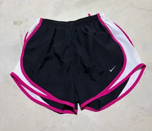 Nike Black Athletic Shorts with Pink Trim and White Panels XS thumbnail 1