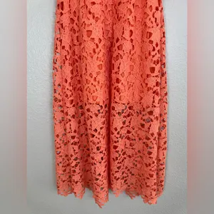 Astr The Label Lace Midi Dress Coral Peach size XS $90 thumbnail 9