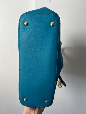 Blue  Satchel Tote thumbnail 4