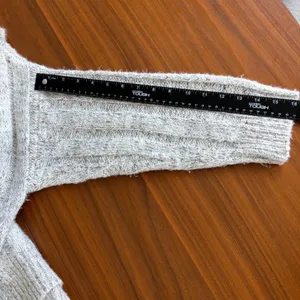 Moon River Chunky Knit Ribbed Turtleneck Sweater M Flecked Coastal Grandma Chic thumbnail 7