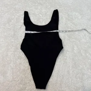 Aerie Black Scoop Neck Low Back One Piece Swimsuit S Beach Resort Classic Sexy thumbnail 4