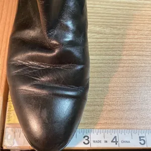 Brooks Brothers Black Leather Knee High Equestrian Riding Boots 6.5 thumbnail 6