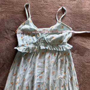 BILLABONG Cottage Core Light Blue Sleeveless Maxi Dress Women’s Sz XS EUC thumbnail 7