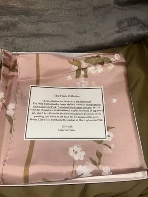 Fitch collection 100% silk scarf Pink thumbnail 7